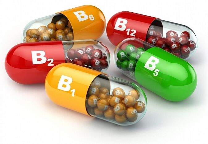 Ocuvit sudėtyje yra vitamino B komplekso
